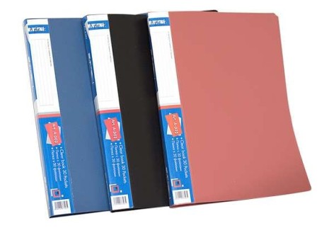 Тека А4 пластикова на 30 файлів 17 мікрон //