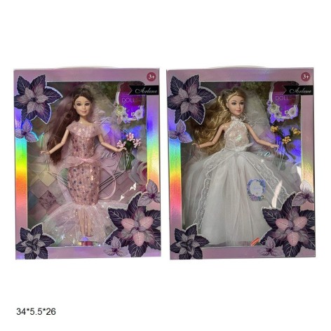 Лялька 29см ZQ30338-3/ZQ30338-4 наречена 2в.кор.34*5,5*26 