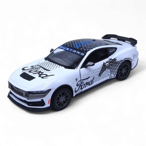 Машинка Kinsmart "Ford Mustang Dark Horse", белая
