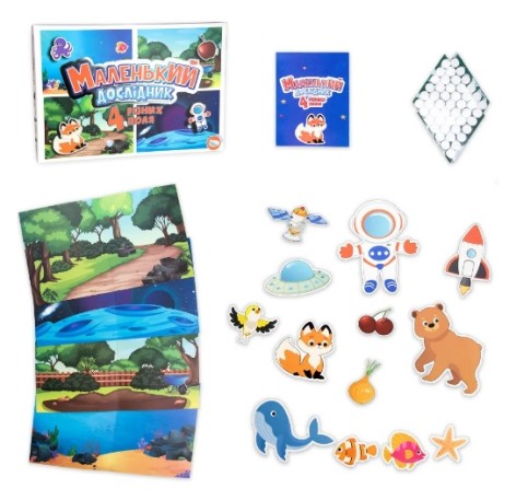 Настольная игра Strateg Маленький исследователь развлекательная на украинском языке (30294) Стратег 