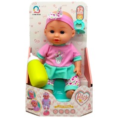 Пупс (батар. муз, аксес, п'є, пісяє) коробка 27*10*18 см