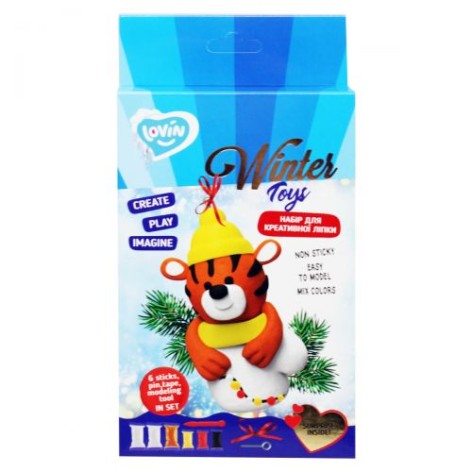 Набор для креативной лепки "Winter Toys" Тигрёнок