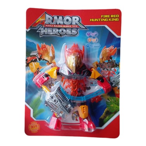 Робот-конструктор красный