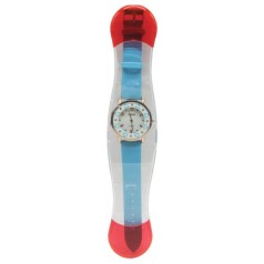 Часы детские A-2428 микс 25см (150) голубой фионит