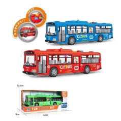 Автобус 3 цвета, в кор., МИКС ВИДОВ  /48-2/