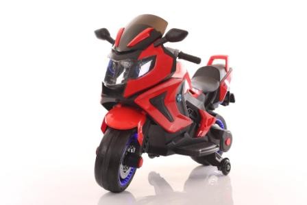 Електромобіль дитячий T-7229 Red мотоцикл 2*6V4.5AH мотор 2*15W 120*50*75