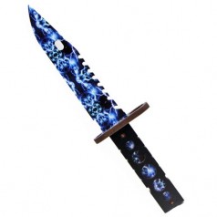 Деревянный сувенирный штык нож, молния