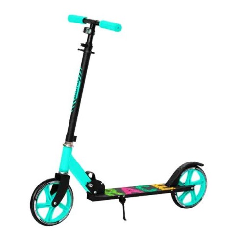 Самокат алюмінієвий, складний (блакитний)