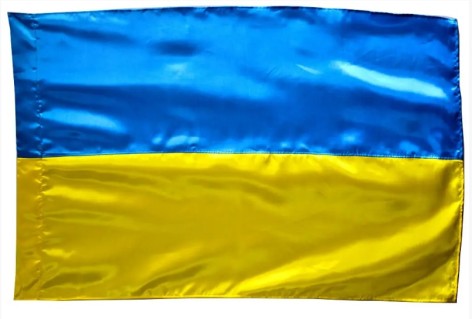 Флаг Украины атлас 90*135см //