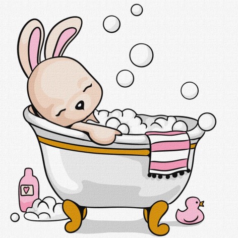 Картина по номерам "Полный релакс" 25х25 см