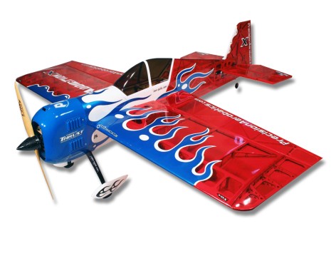 Літак на радіокеруванні Precision Aerobatics Addiction X 1270мм KIT (червоний)
