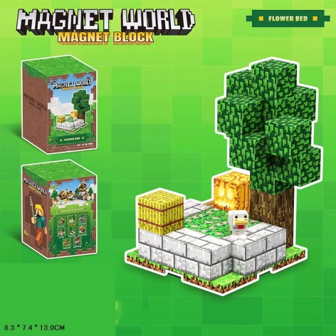 Іграшковий набір магнітний, з магнітними тваринами,32 дет., кор. 8,3*7,4*13см 