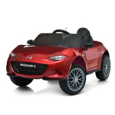 Машина M 5846EBLRS-3 (1шт) р/к2,4G, 4мотор25W, 1акум12V9AH, BLUETOOTH, MP3, USB, TF, EVA, музика, світло, шкіра, фарб.червоний