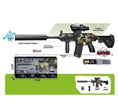 Автомат стреляет орбизами, оптический прицел, акум.3,7V, 85 см, в коробке 