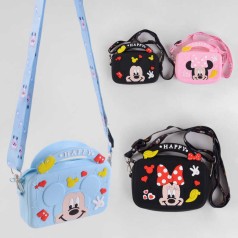 Дитяча силіконова сумочка, на змійці, 1 відділення, регульована ручка, 4 види