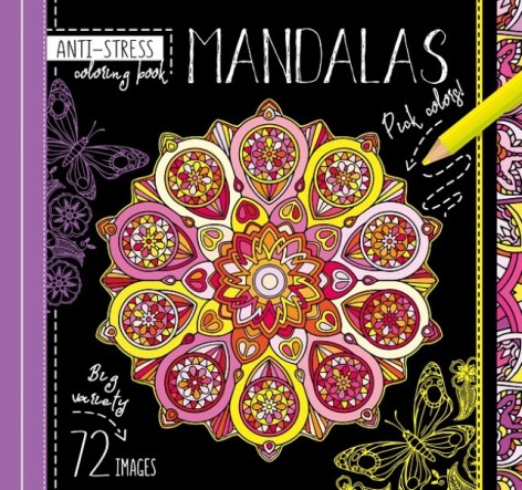 Раскраска взрослая,100г,7БЦ,200х200 мм,36 листов,Глитер,Мат.ламинация,Выб.лак 19174