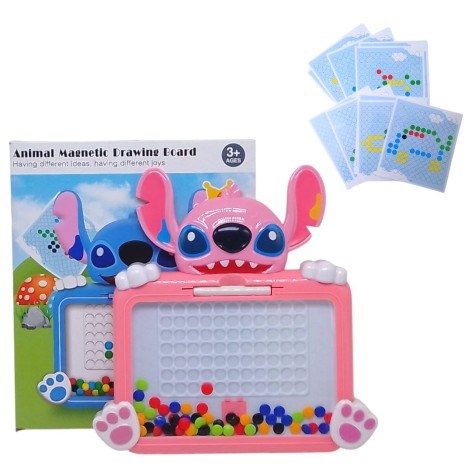 Магнітна мозаїка "Стіч/Янгол" магнітна дошка, стилус, картки з завданнями