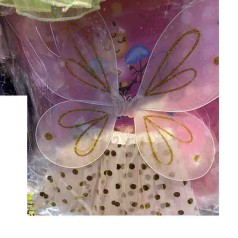 Набор аксессуаров карнавальный, бабочка, крылья 48-41см, юбка 28см, обруч, волшебная палочка 33см, п/э 50-55-4см 