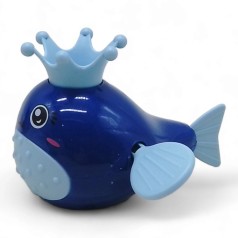 Водоплавающая заводная игрушка "Кит" (синяя)