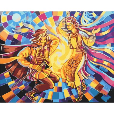 Картина по номерам Brushme Коломыйка © Олег Лобурак 40х50 см (BS53316)