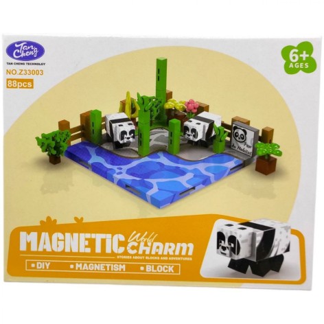 Магнітний конструктор "Майнкрафт" (ПАНДИ)