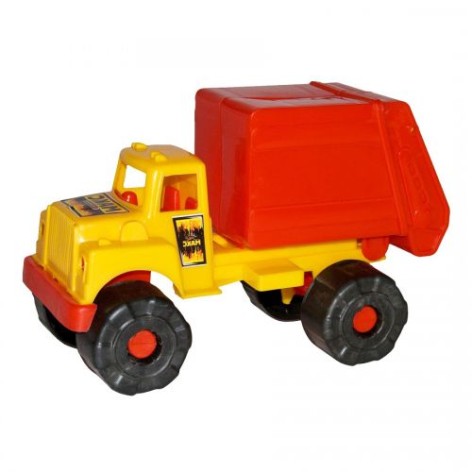 Вантажівка іграшка сміттєвоз червоний