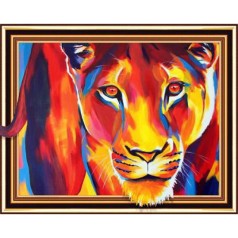 Алмазна мозаїка за номерами 0239ELT 40*50 об'ємна 