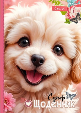 Щоденник, 55г, 7БЦ, 143х197 мм, 40 арк.,Матова ламінація   диз.25088