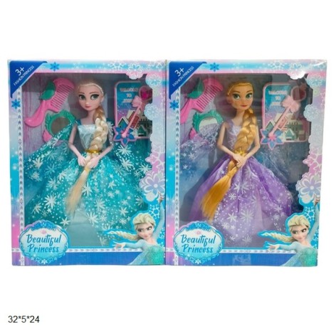 Лялька 29см PZ035-3 Крижане серце з аксес.2кол.кор.32*5*24 