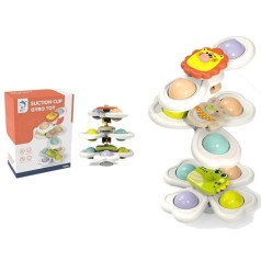 Розвивальна гра H 12-1 (108) брязкальця, спінери, на присосках, у коробці