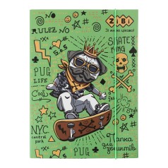 Папка для тетрадей COOL, картонная, на резинке B5+ (175х240х25мм), KIDS Line