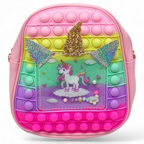 Сумочка "POP IT. Единорожка", (Розовый)