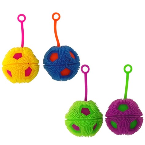 Антистресс-светяшка "Мячик в шубке", микс цветов