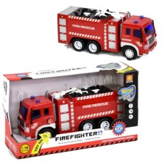 Пожарная машина инерционная, музыкальная, со светом, WY 295 S, в коробке