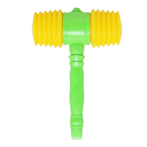 Молоточек-пищалка со свистком, желто-зеленый