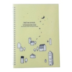 Зошит Місто А4 в клітинку жовтий