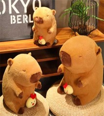 М'яка іграшка "Капібара" 30 см, заводний механізм 