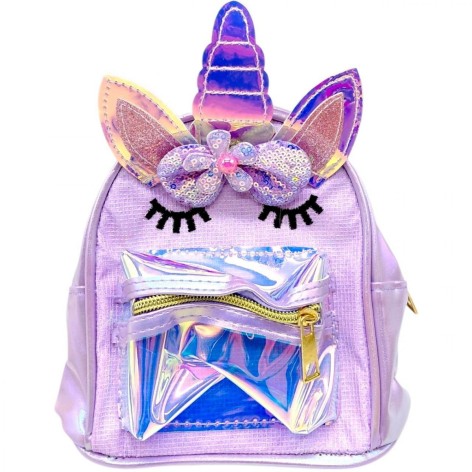 Рюкзак дитячий "Єдиноріг" 20 см (БУЗКОВИЙ)