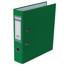 Папка-реєстратор Lux односторонній Jobmax А4, 70мм PP, зелений, збірний