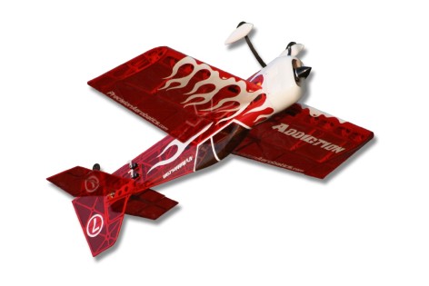 Літак на радіокеруванні Precision Aerobatics Addiction 1000мм KIT (червоний)