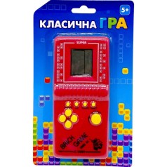 Електронна гра "Тетріс" 6,5*2*14,5 см (ЧЕРВОНИЙ)