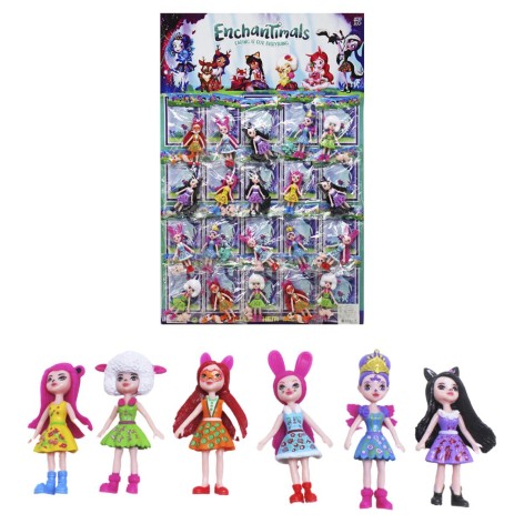 Ляльки-фігурки за мотивами фільму на планшеті 20 шт., 887826 р.58*38*2,5см.