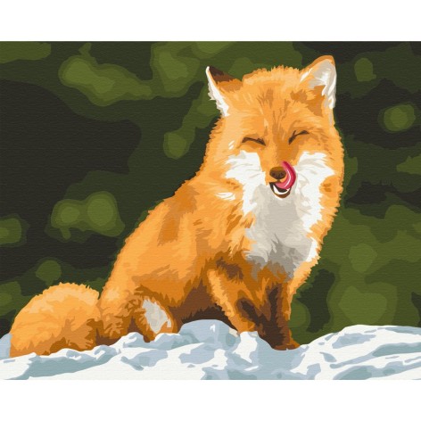 Картина за номерами: Лисичка-сестричка