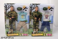 Кукла DEFA 30см 8412 парень военный з аксес.2цв.лист 33*5,5*25 