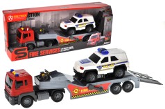 Машина автовоз інерційна озвучена, зі світлом, в кор.52,5x12,5x18 см YG Toys /18/