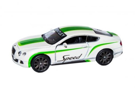 Машинка KINSMART "Bentley Continental GT" (белая)