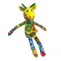 Мягкая игрушка Жираф Радуга 50 см