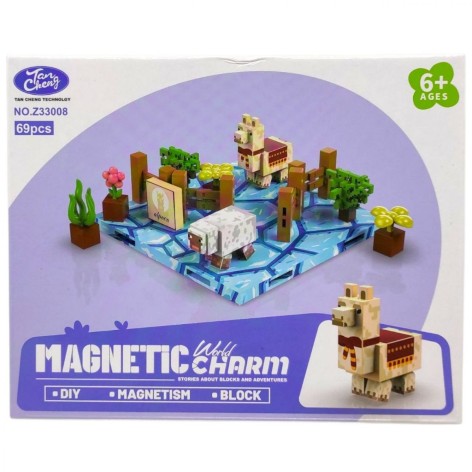 Магнітний конструктор "Майнкрафт" (ЛАМА)