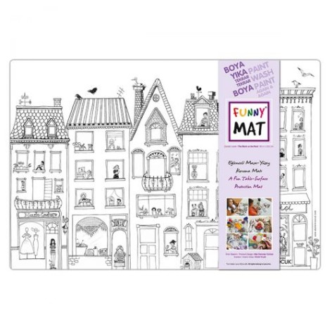 Веселый коврик "Здание"
