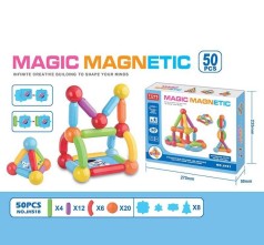 Магнитный конструктор 50 деталей, в кор. 27*24*5см 